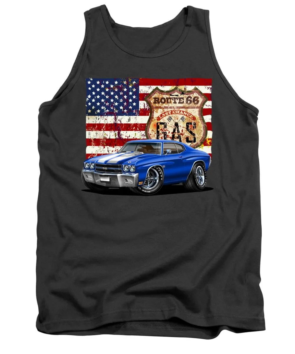 1970 Chevelle Flag - Tank Top