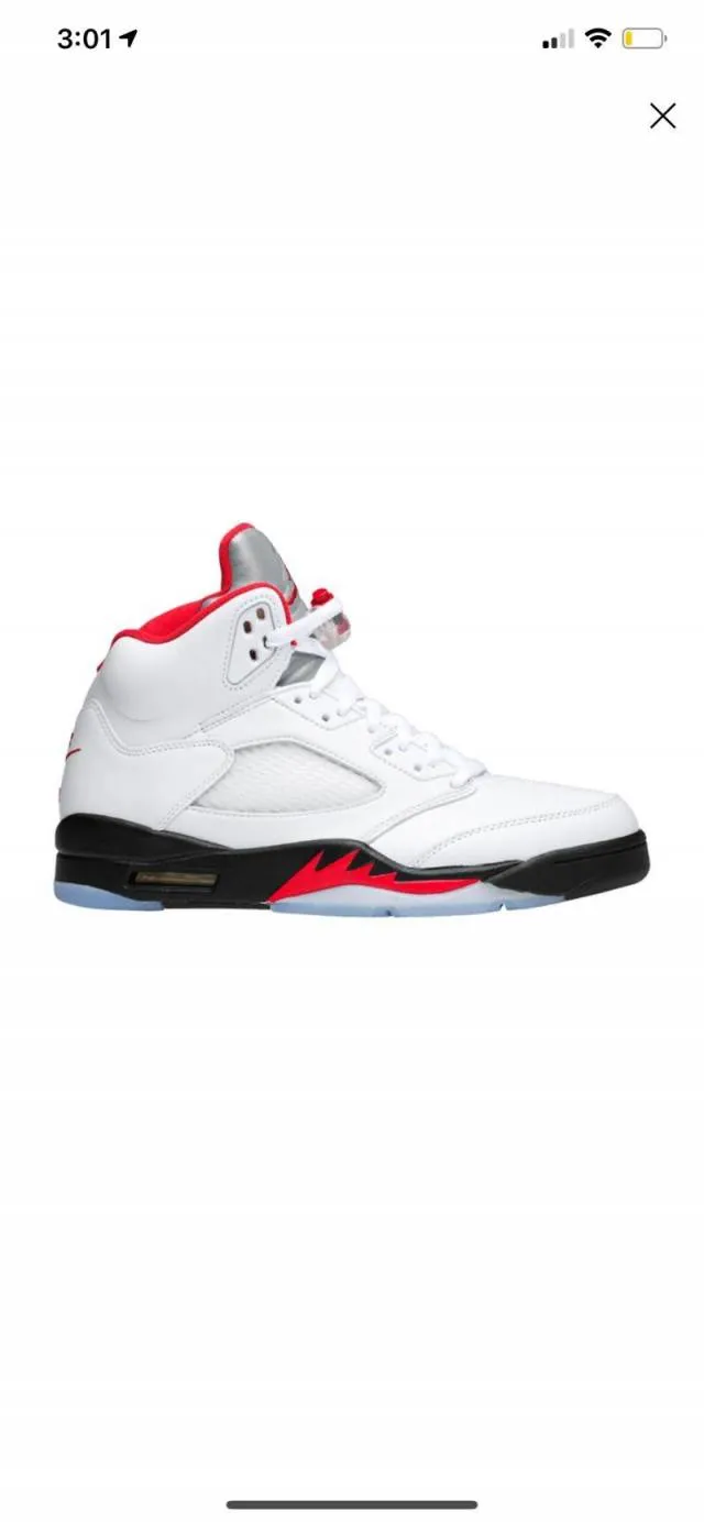 2020 Nike Air Jordan Retro 5 'Fire Red' DA1911-102