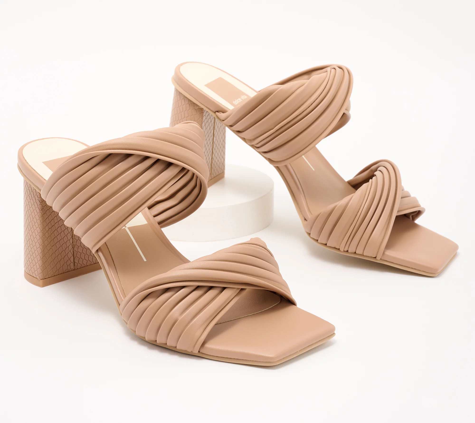 "As Is" Dolce Vita Woven Heeled Sandals - Pilton