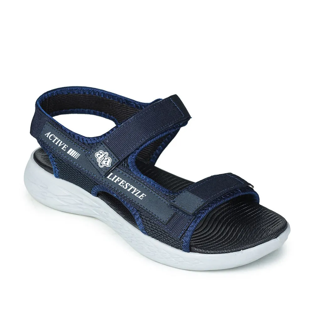 A-HA Casual Blue Sandals For Men IMPACT-8 By Liberty