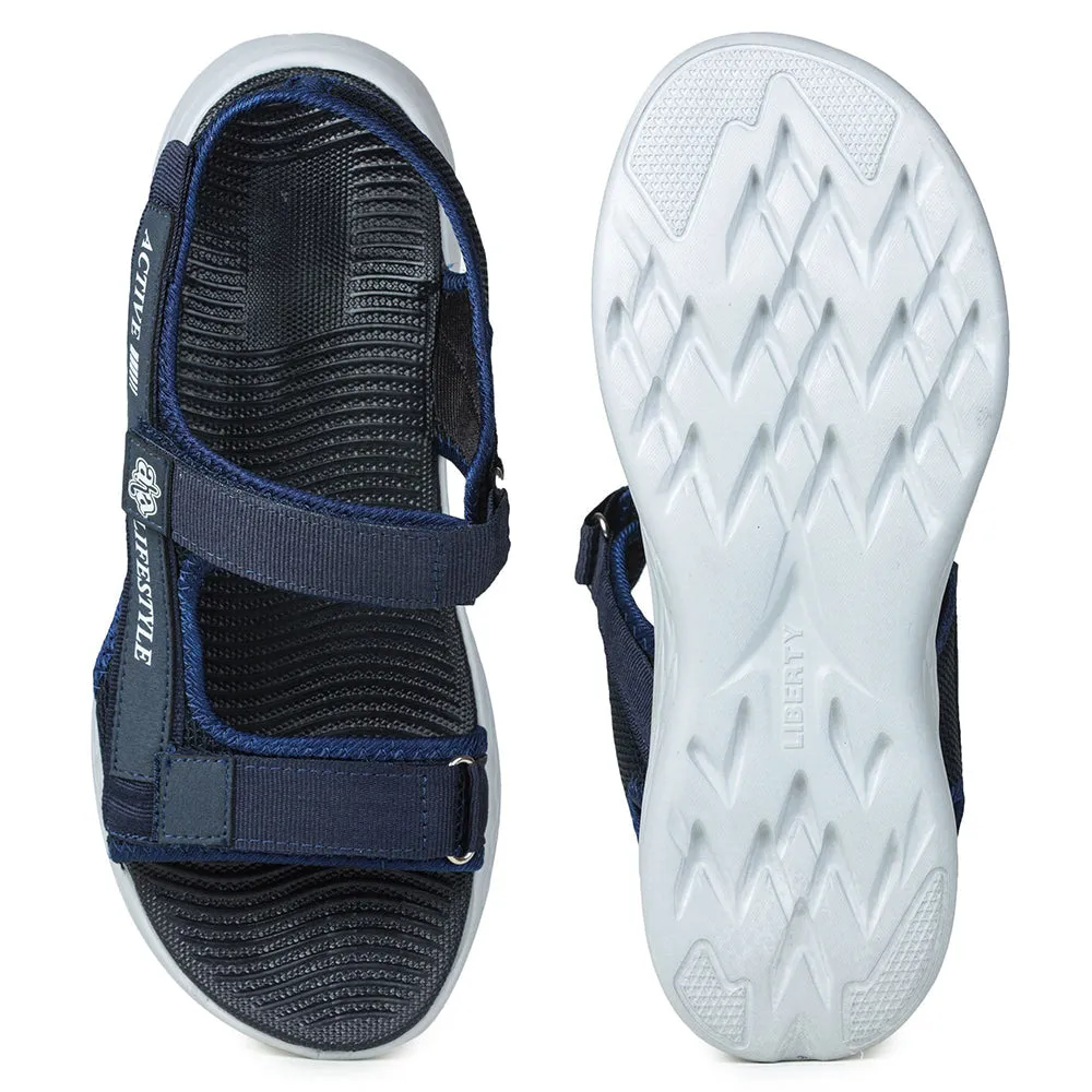 A-HA Casual Blue Sandals For Men IMPACT-8 By Liberty