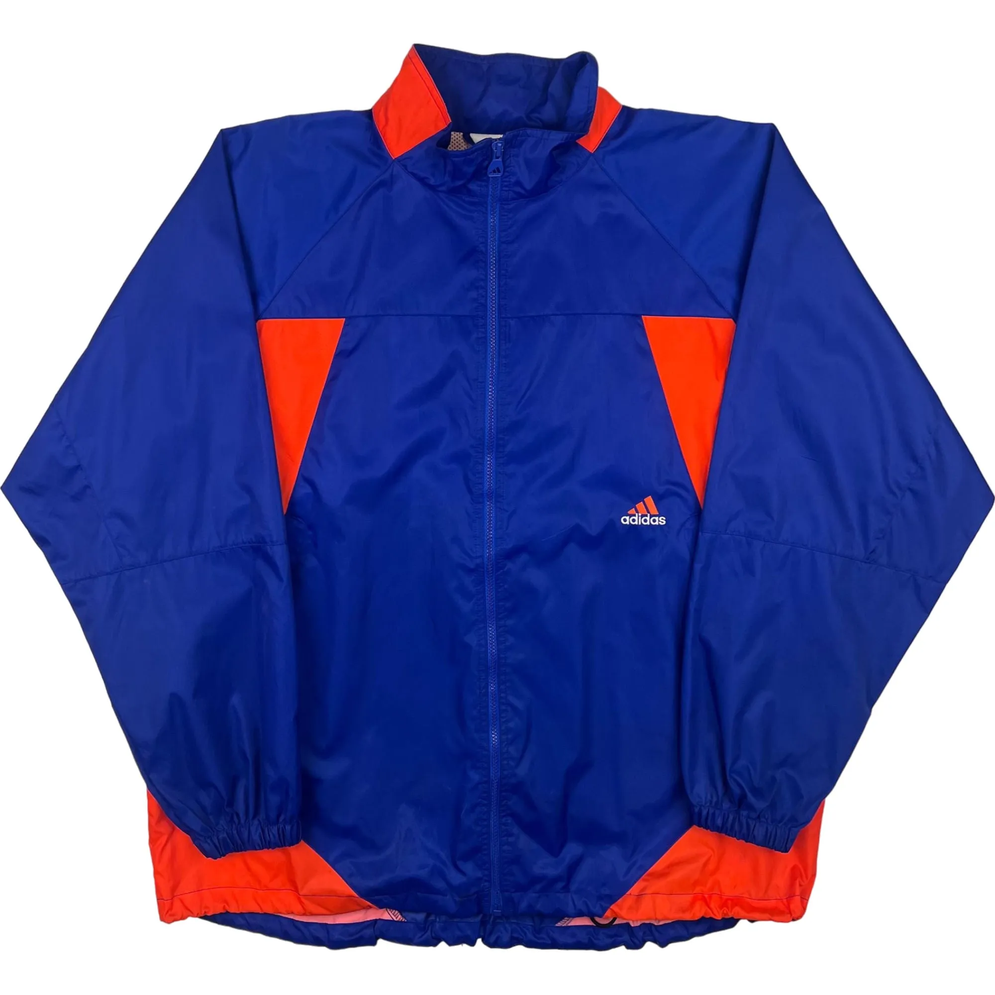 Adidas 90's Track Windbreaker Jacket Blue Orange