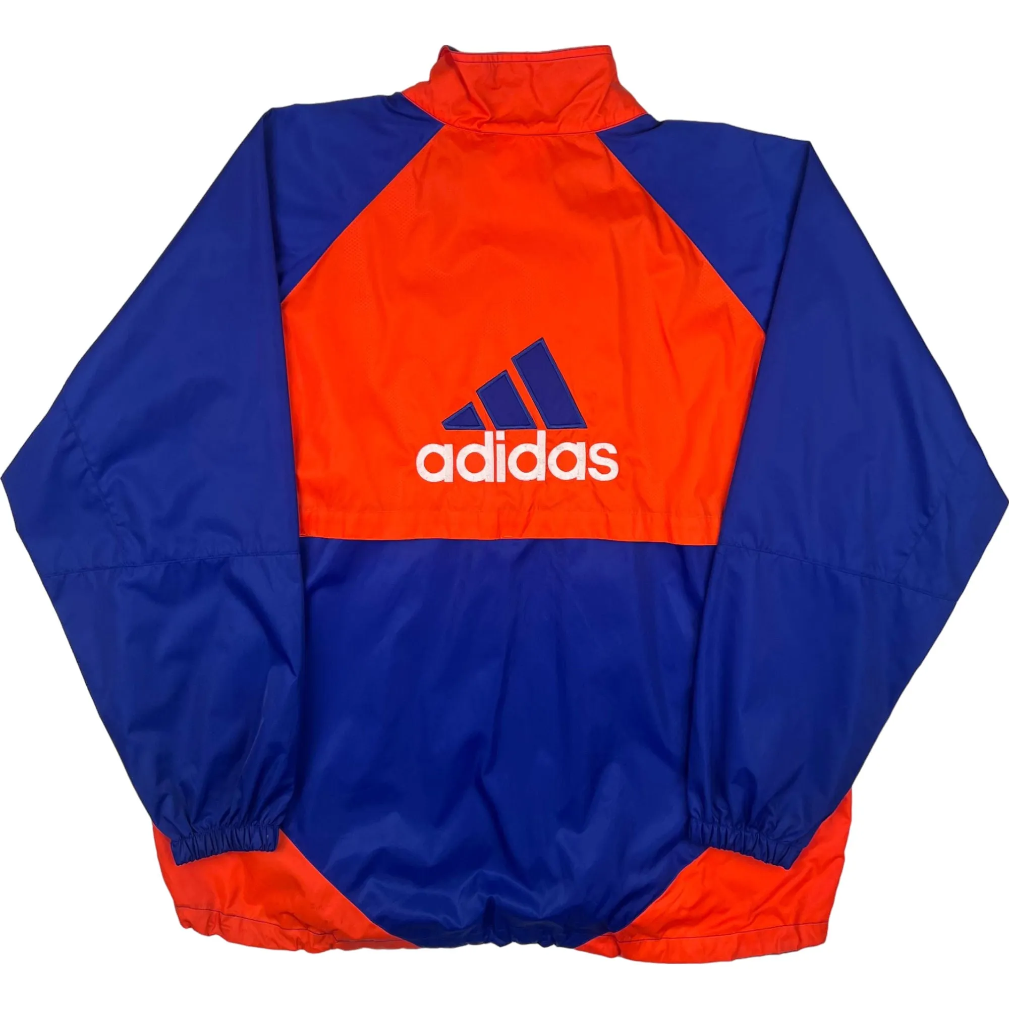 Adidas 90's Track Windbreaker Jacket Blue Orange