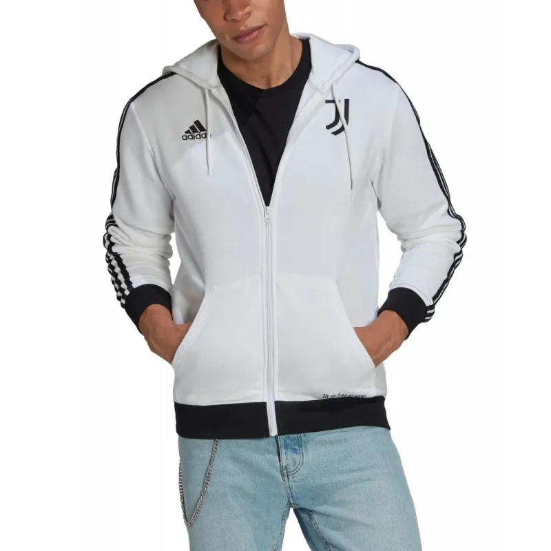 adidas Juventus 3-Stripes Full-Zip Hoodie