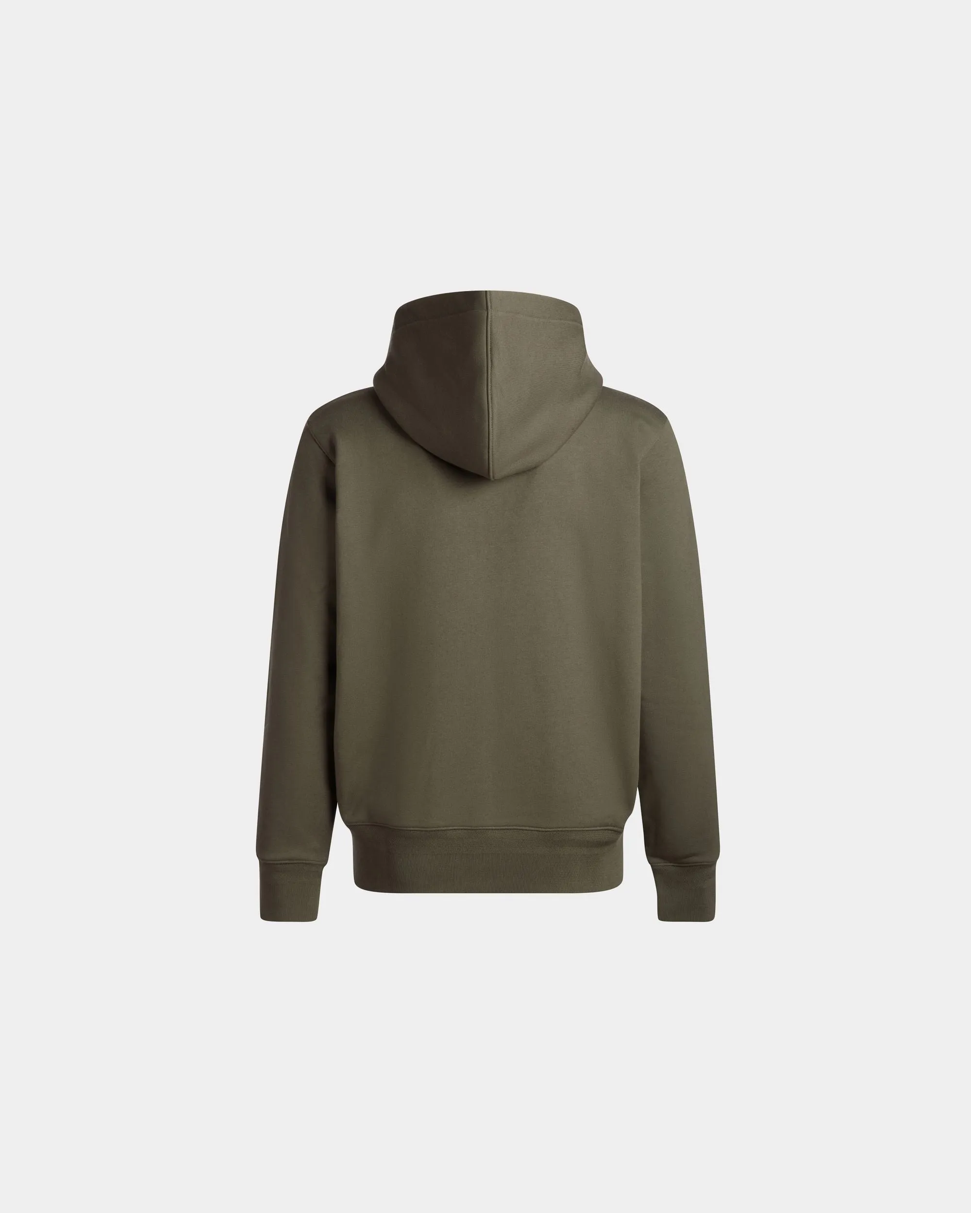 Adrien Brody Travel Collection Hoodie In Olive Green Cashmere Blend 