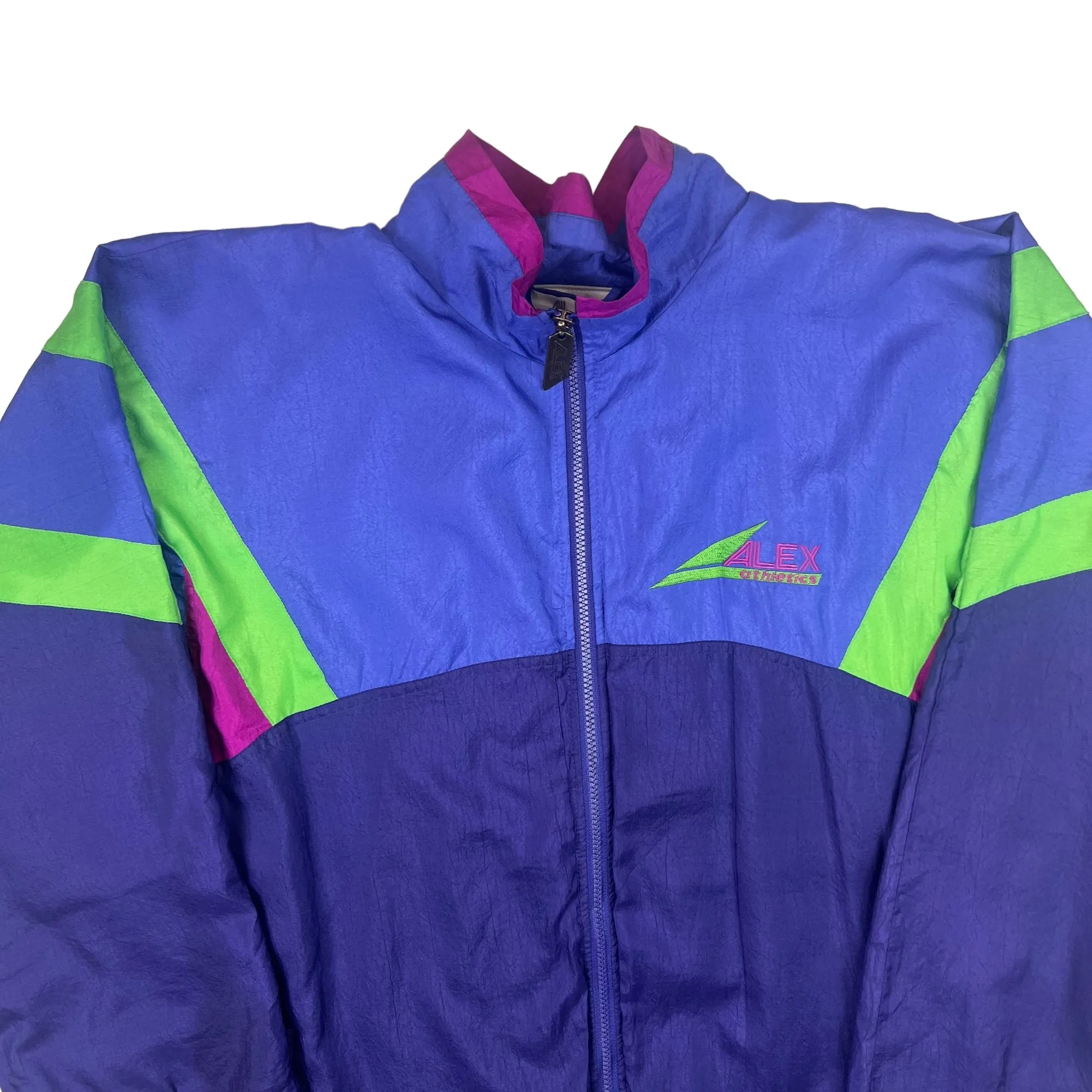 Alex Athletics Colourblock Windbreaker Track Jacket Multicoloured