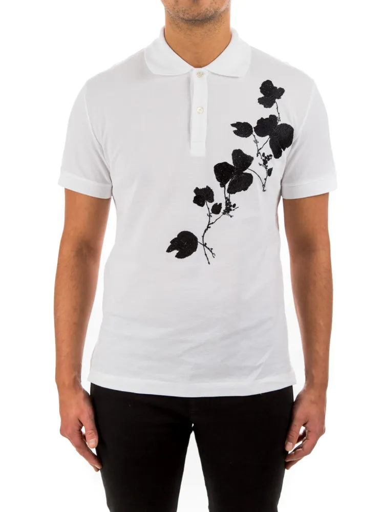 Alexander Mcqueen Polo Ink Flower | Credomen