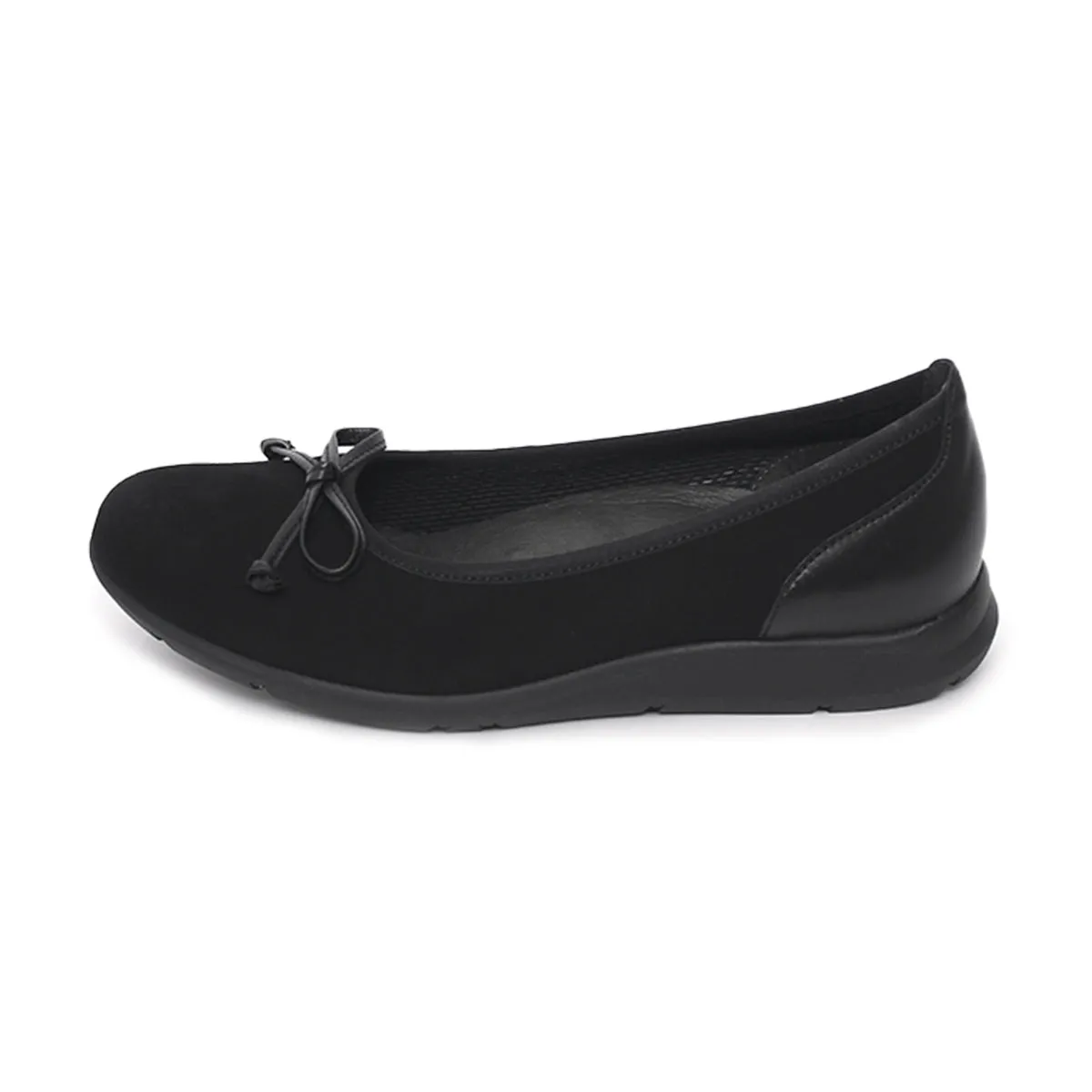 Alicia Nubuck Black Hovercraft Flats