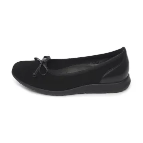 Alicia Nubuck Black Hovercraft Flats