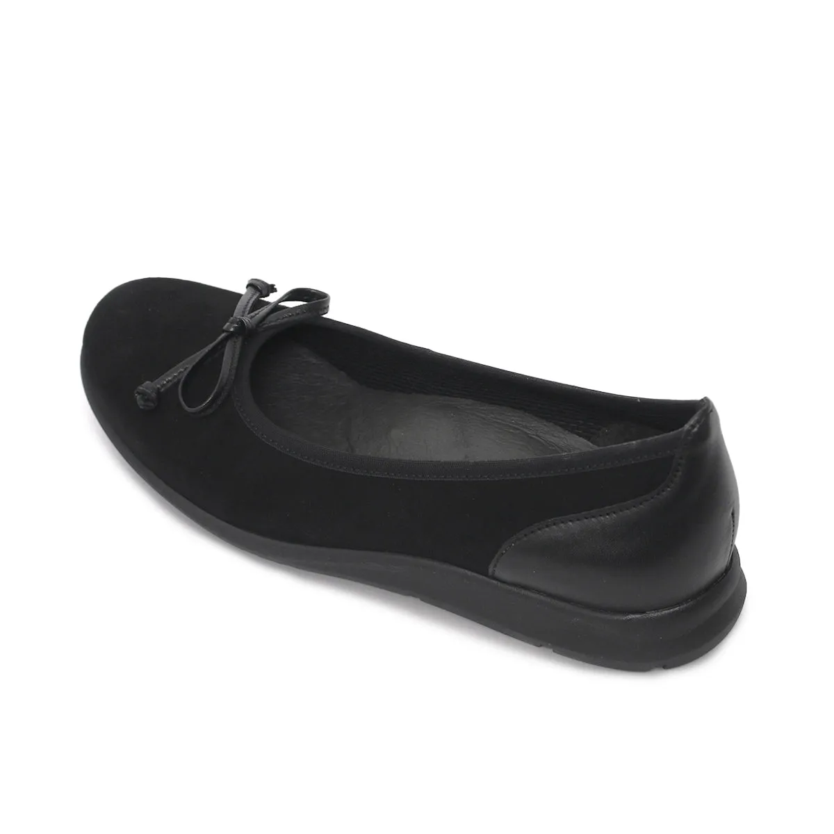 Alicia Nubuck Black Hovercraft Flats