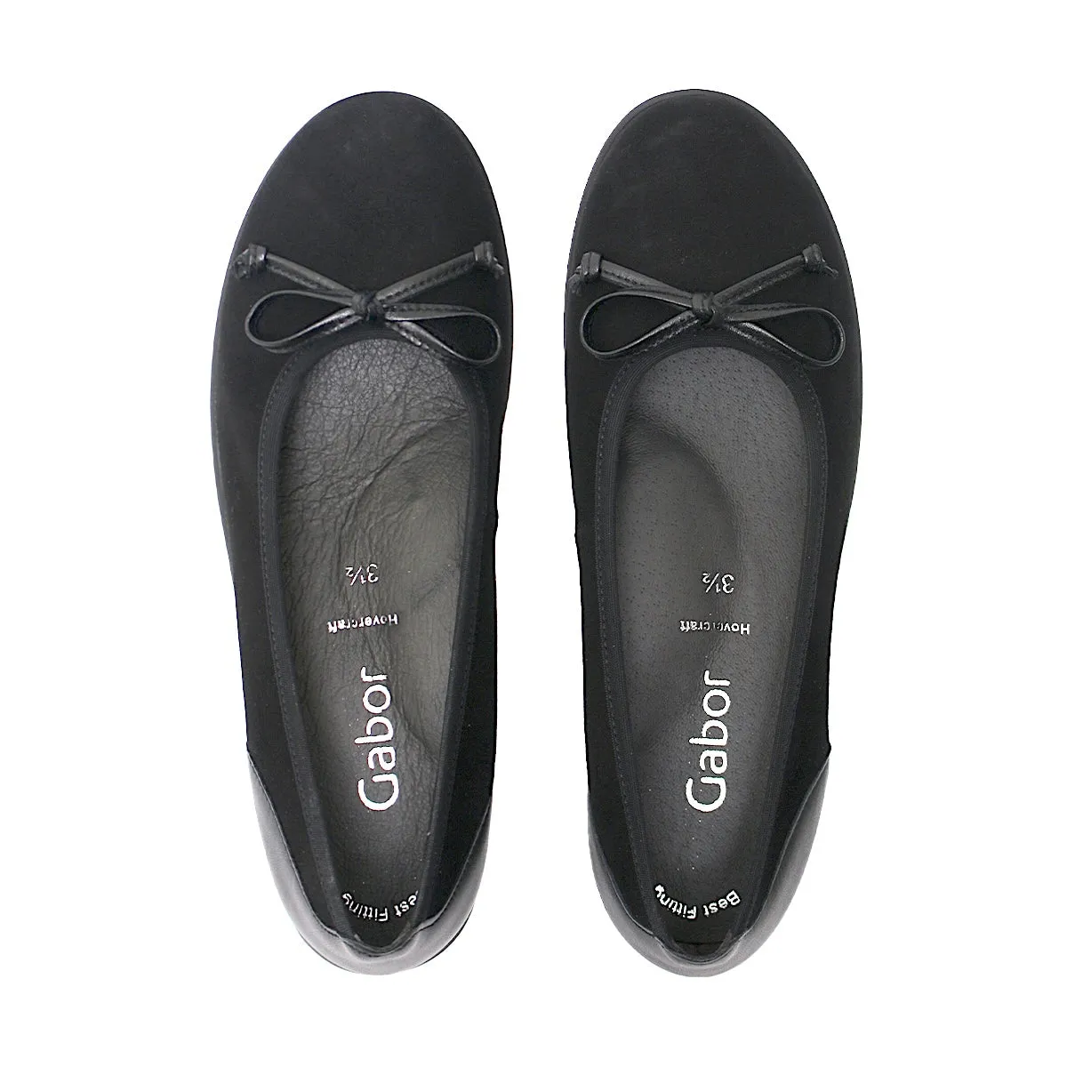 Alicia Nubuck Black Hovercraft Flats