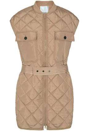 Anaya Quilt Vest | Khaki | Jakke fra Co'couture