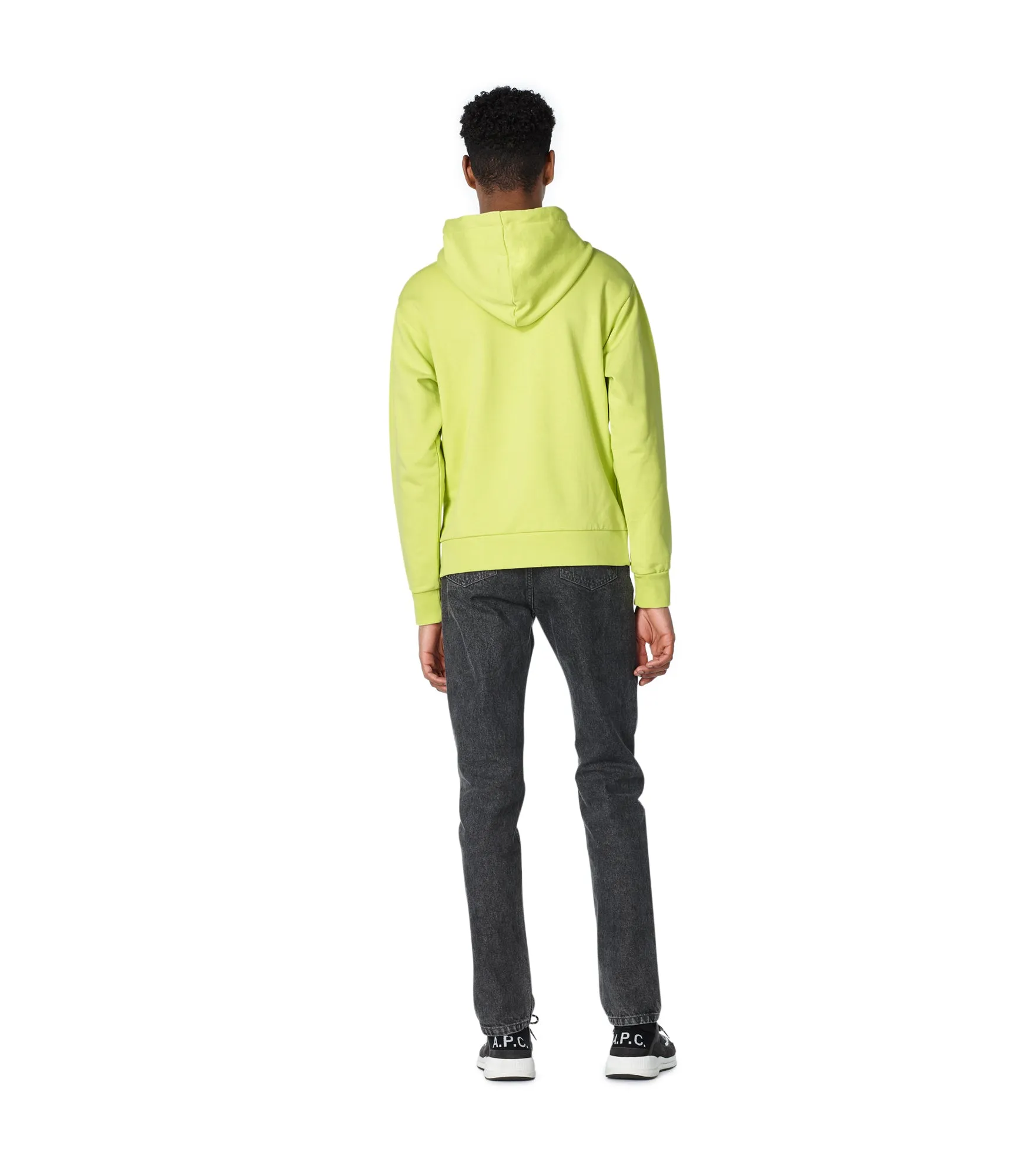 A.P.C.   Hoodie Larry Fluo Vert Fluo (men)