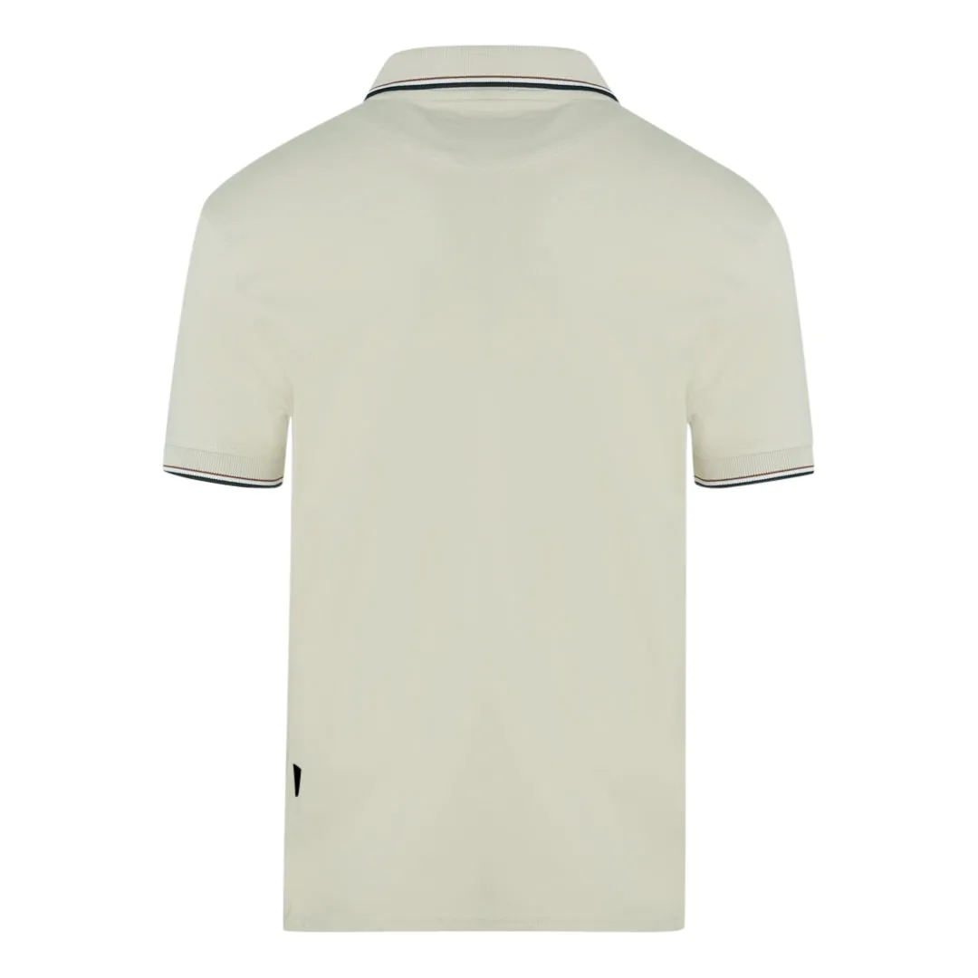 Aquascutum A Logo Biege Polo Shirt