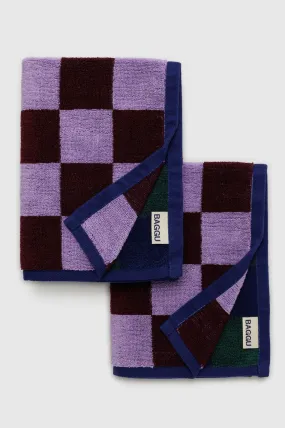 Baggu Jewel Checks Set of 2 Hand Towels