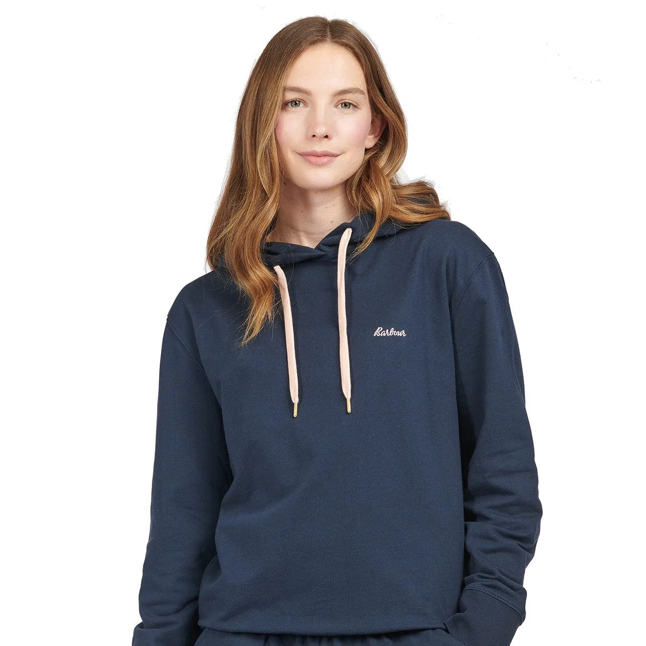 Barbour Womens Lottie Lounge Hoodie Navy