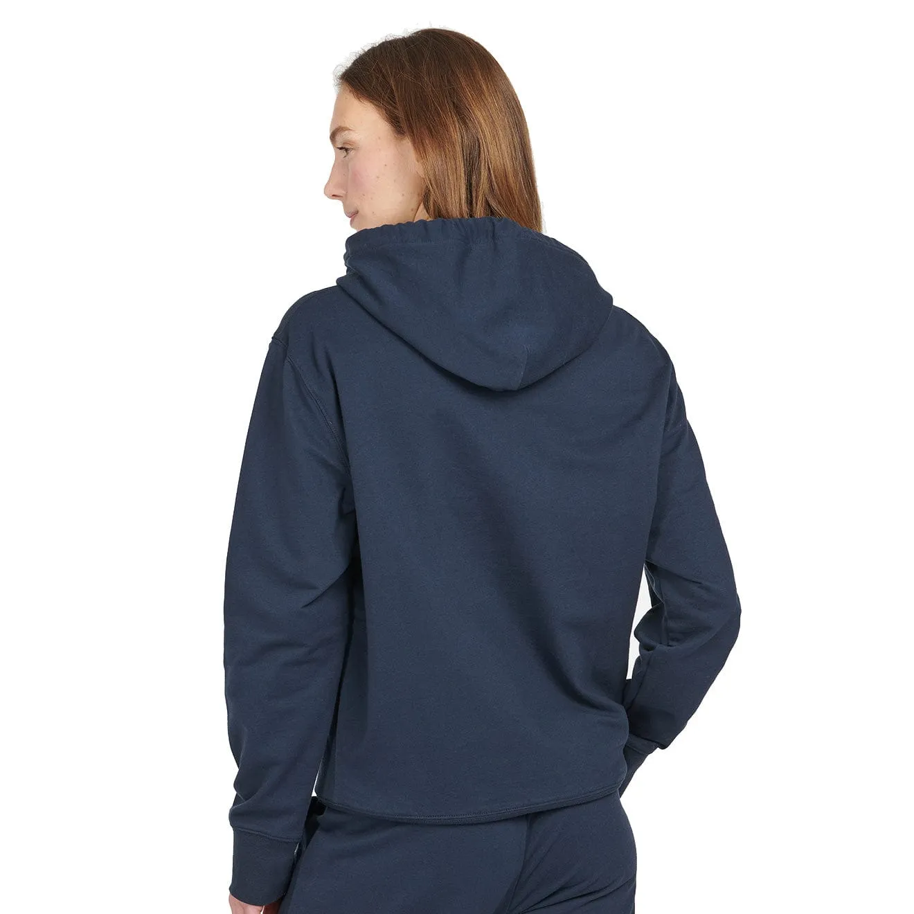 Barbour Womens Lottie Lounge Hoodie Navy