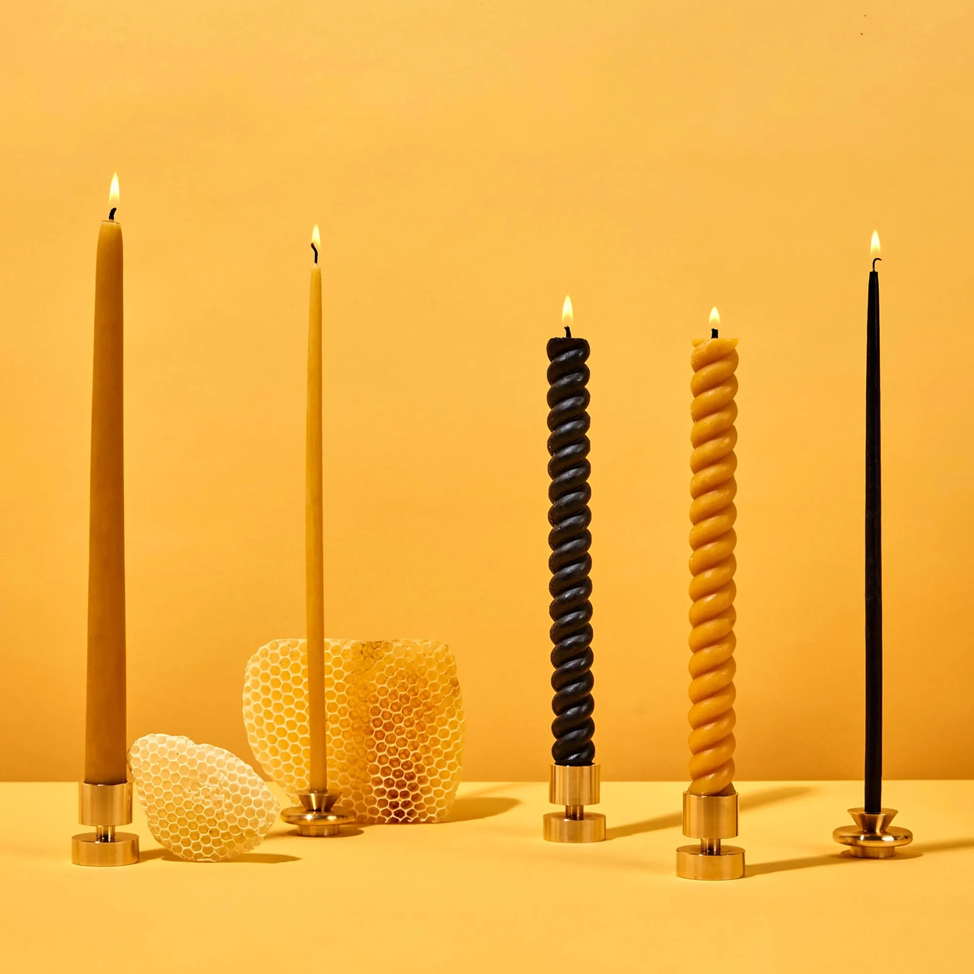 Beeswax Taper Candles (2 Pack)