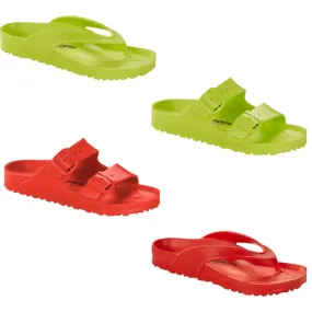 Birkenstock Arizona Honolulu EVA Active Lime Red Waterproof Sandals Beach Slides