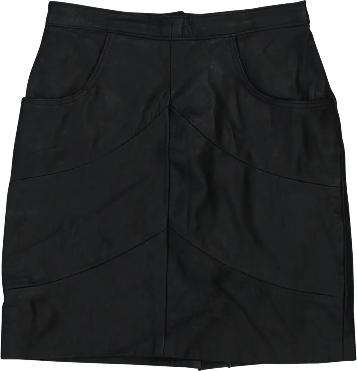 Black Leather Skirt | ThriftTale