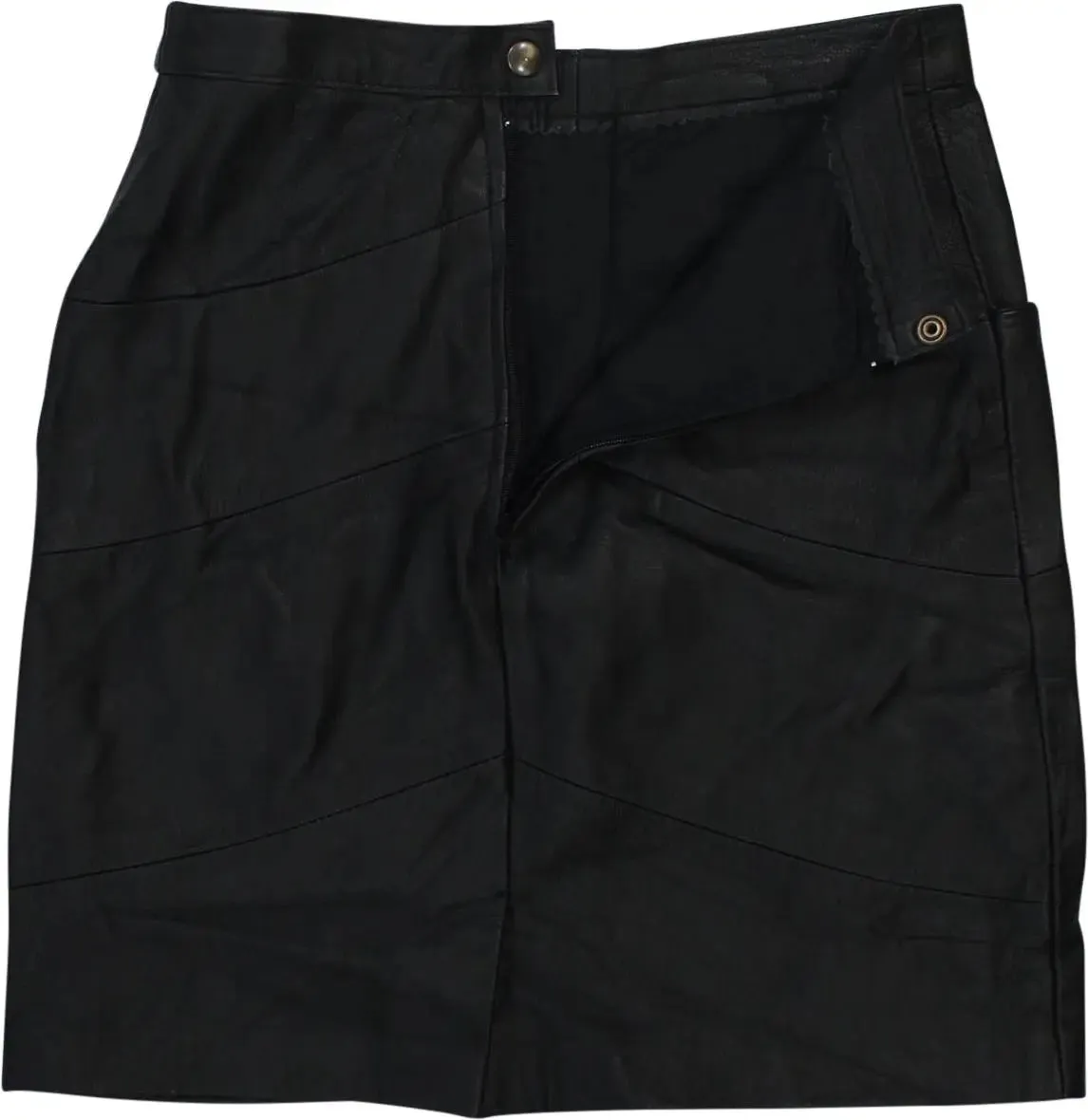 Black Leather Skirt | ThriftTale