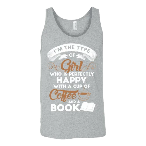 Books and Coffee Unisex Tank