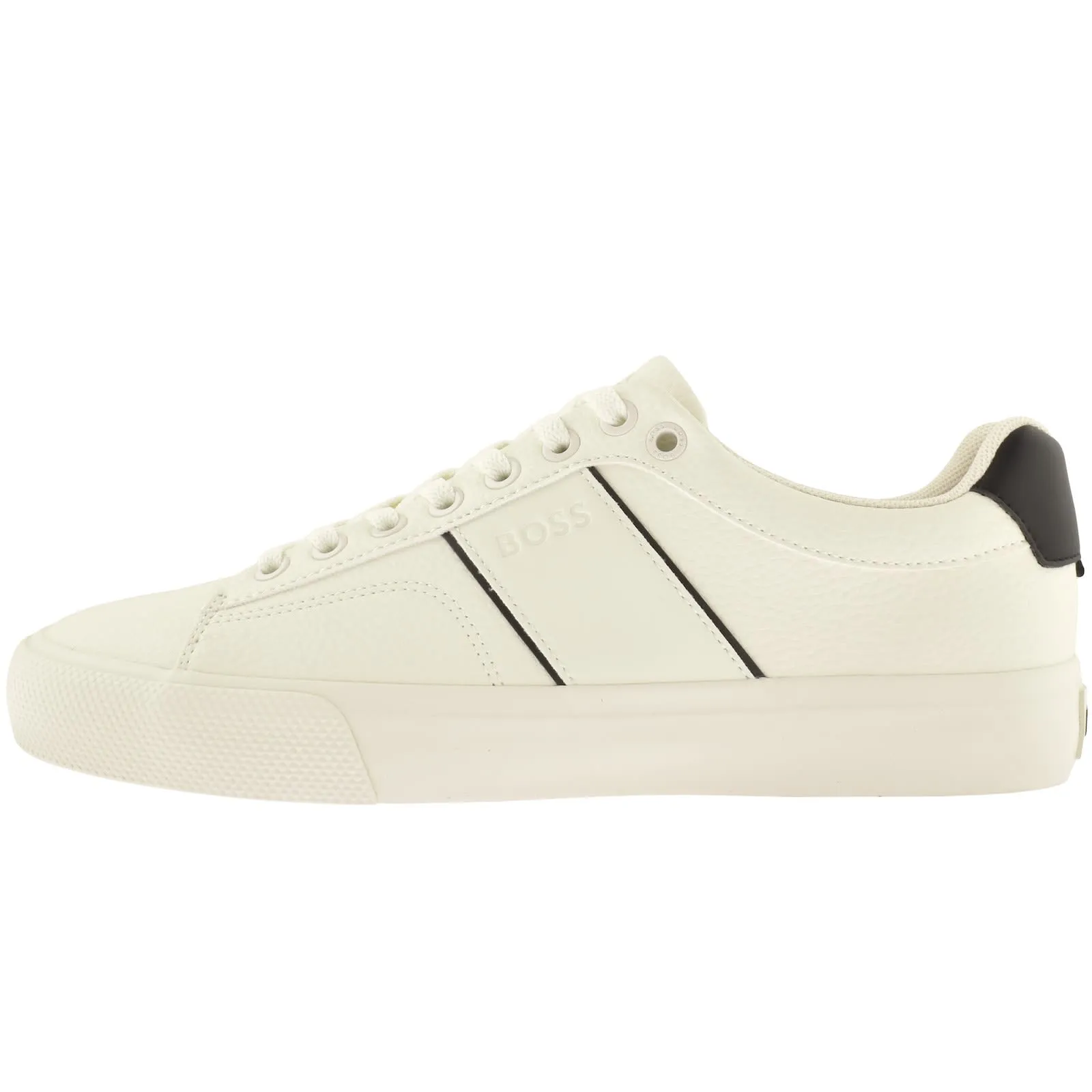 BOSS Aiden Tenn Trainers Cream