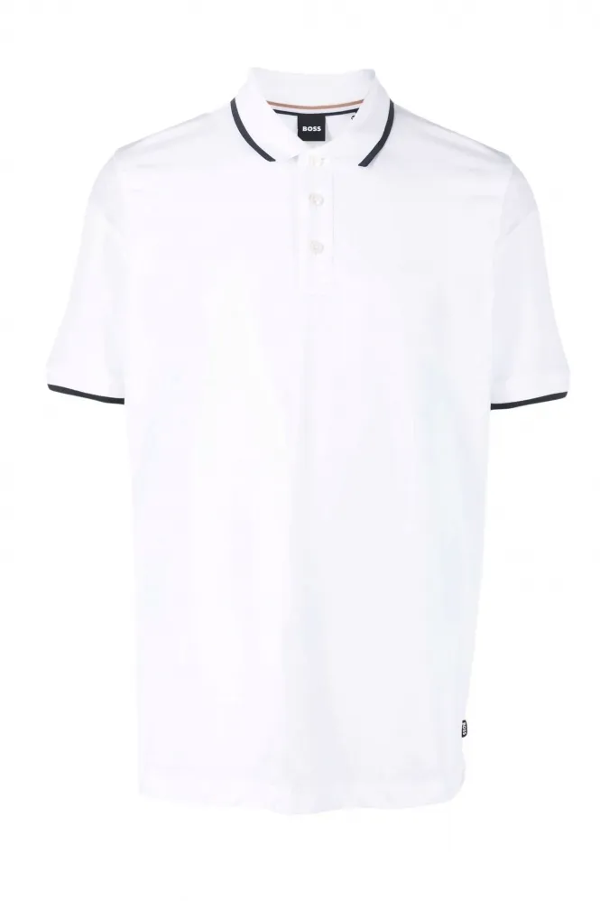 Boss Parlay 190 Polo Shirt Natural