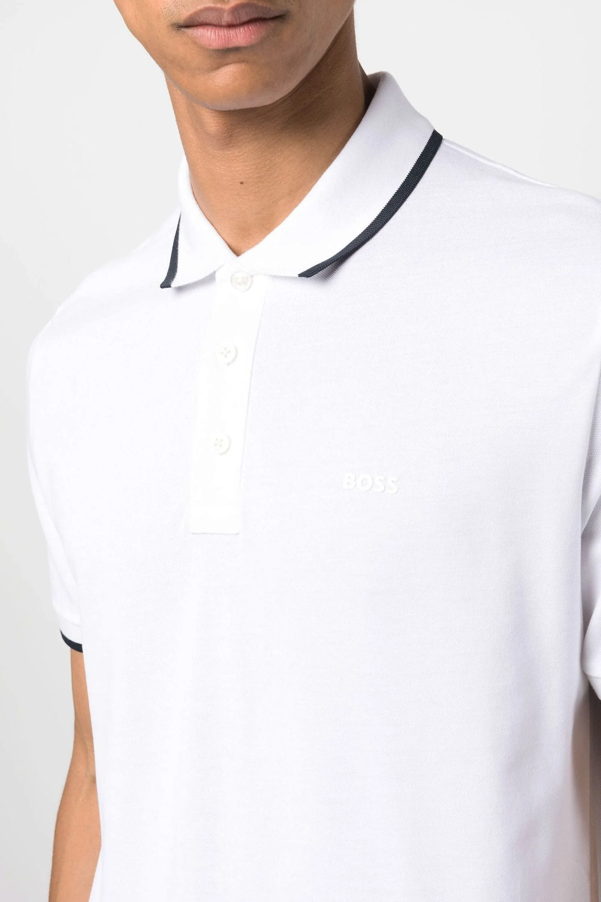 Boss Parlay 190 Polo Shirt Natural