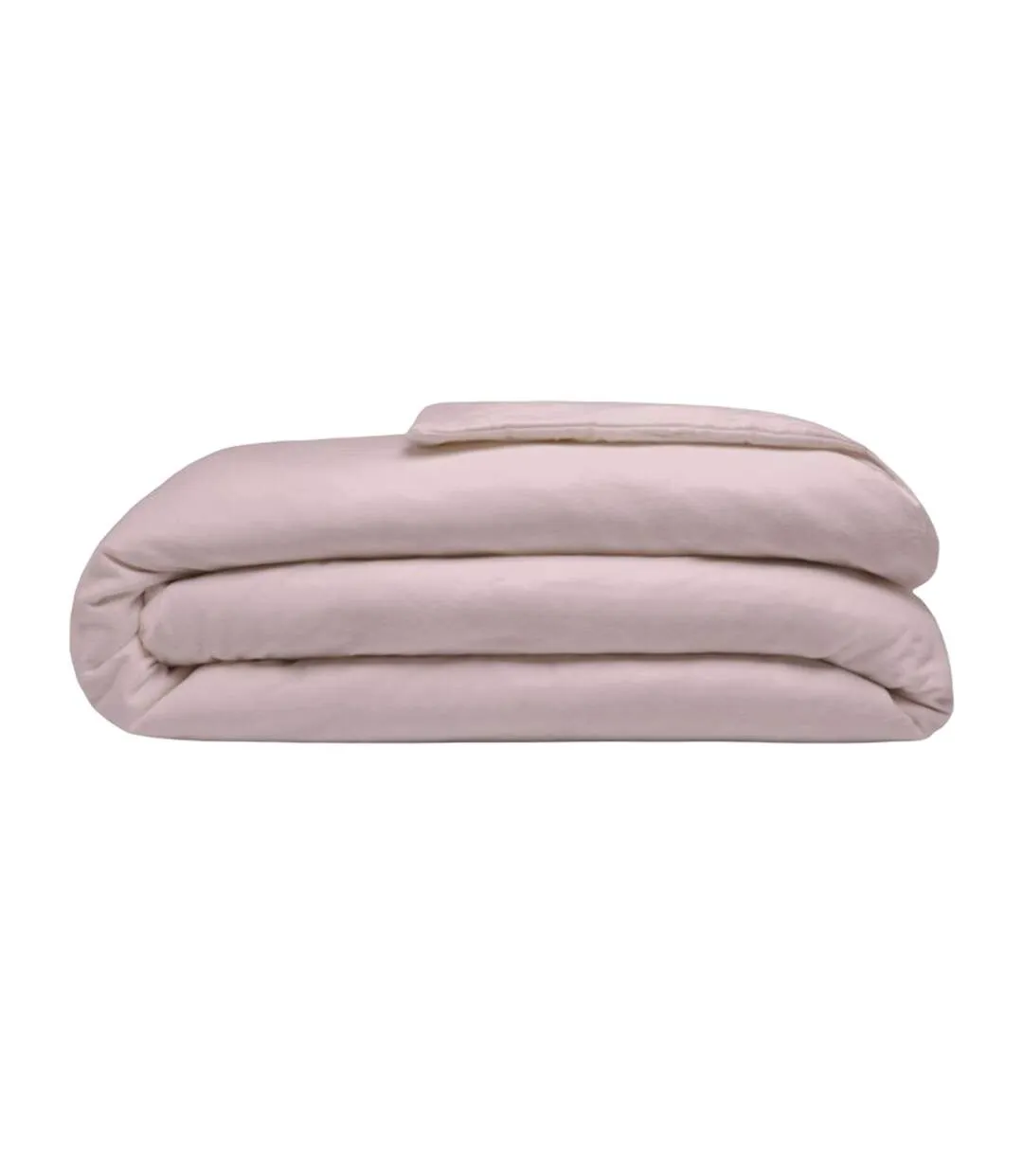 Brushed cotton duvet cover powder pink Belledorm