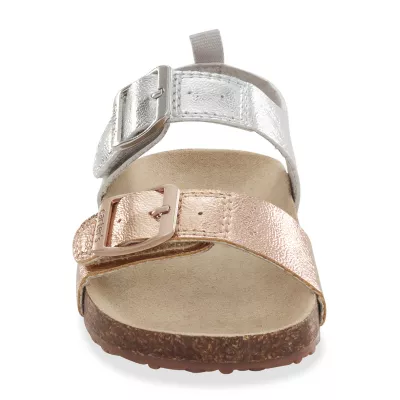 Carter's Toddler Girls Duncan Adjustable Strap Footbed Sandals