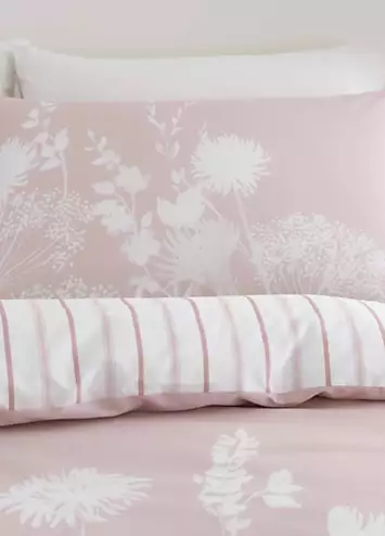 Catherine Lansfield Meadowsweet Floral Blush Duvet Cover & Pillowcase Set | Kaleidoscope