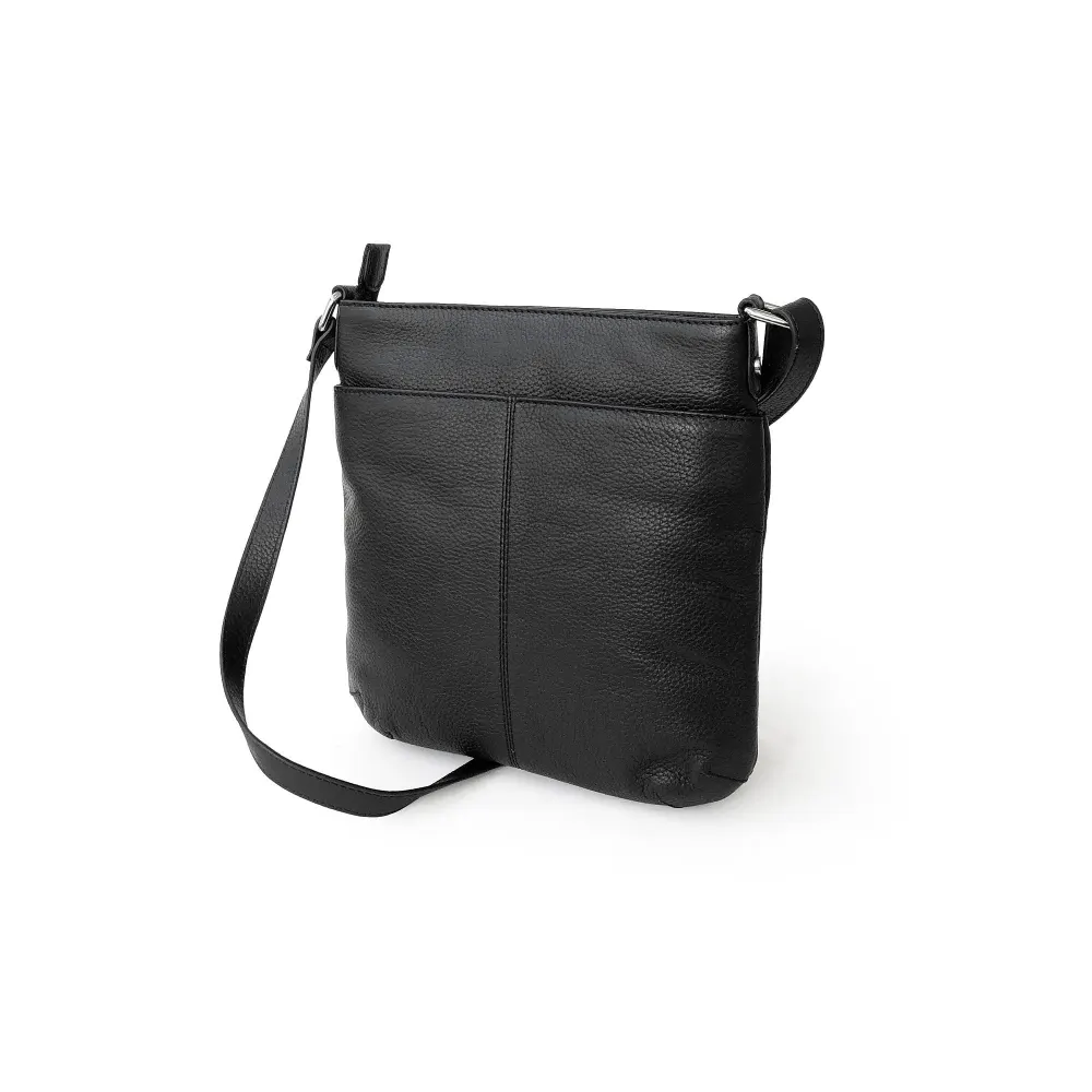 Club Rochelier Ladies' Leather Top Zipper Crossbody