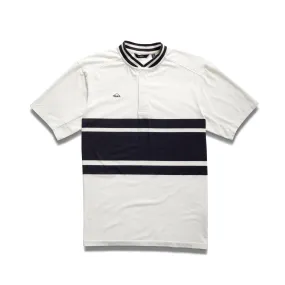 Colby Varsity Stripe Polo - Blue Graphite