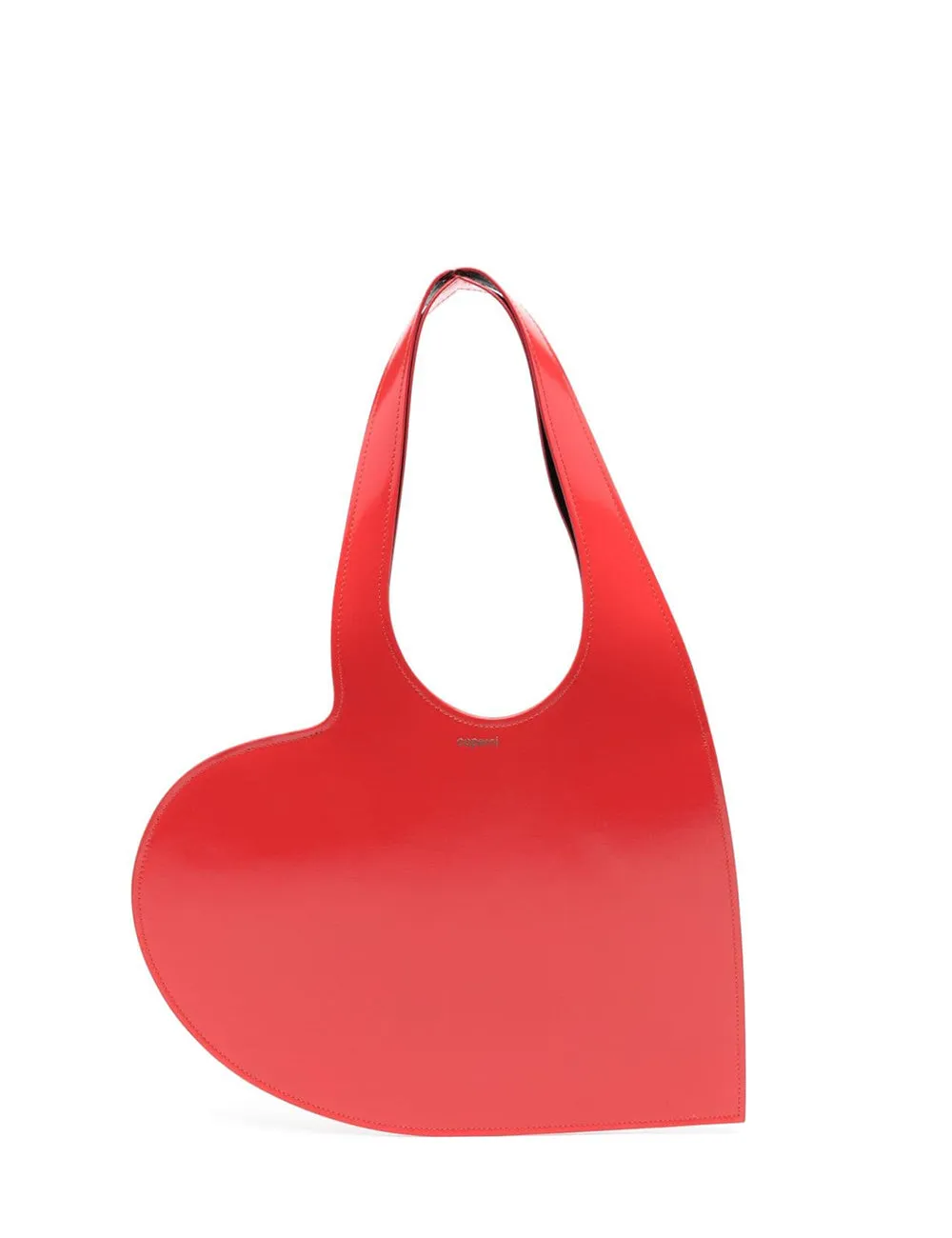 COPERNI GLOSS LEATHER MINI HEART TOTE