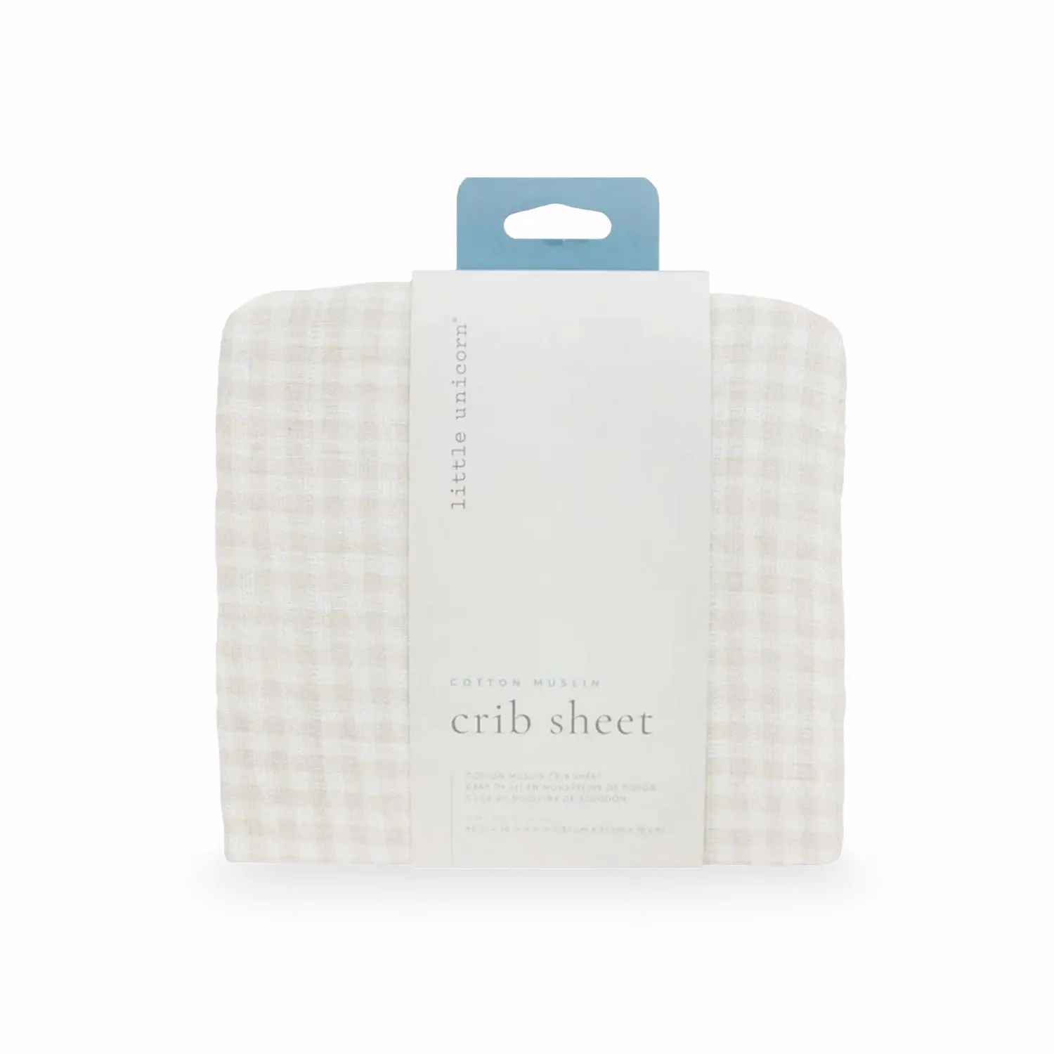 Cotton Muslin Crib Sheet