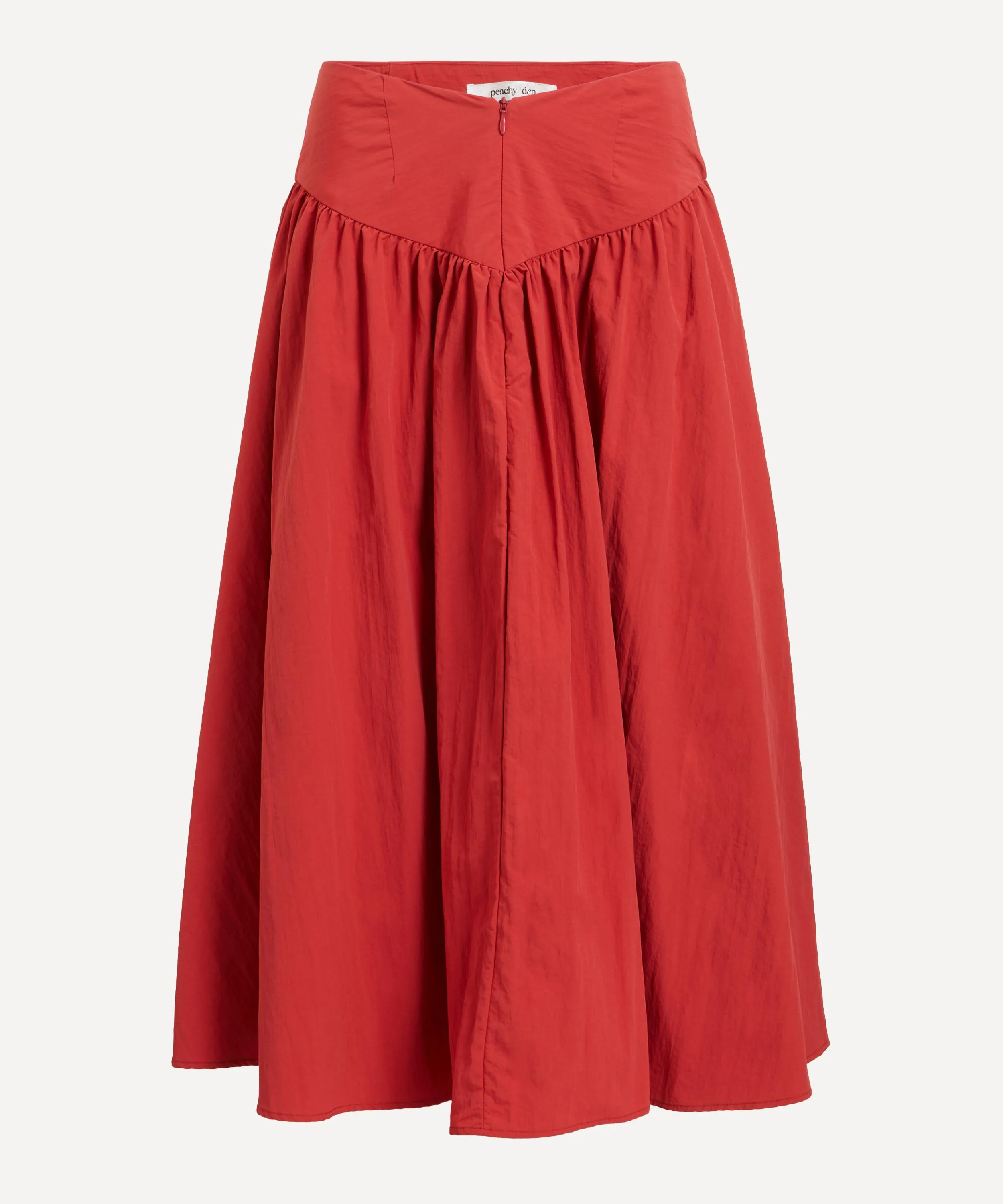 Deba Tomato Midi Skirt