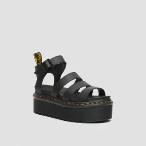 Dr. Martens Blaire Quad Hydro Leather Platform Sandals