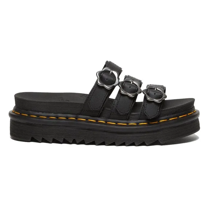 Dr Martens Blaire Slide FLWR Black