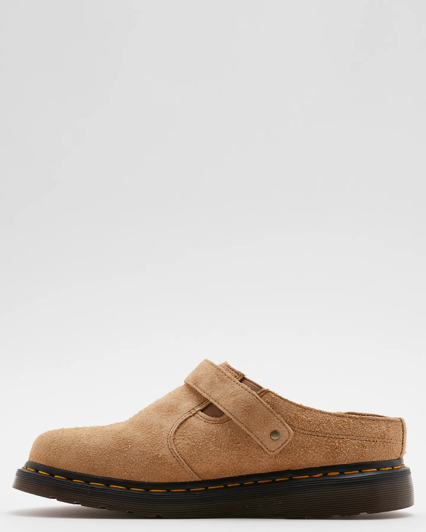 Dr. Martens Isham Buckle Mule - Sandy Tan Suede | SurfStitch