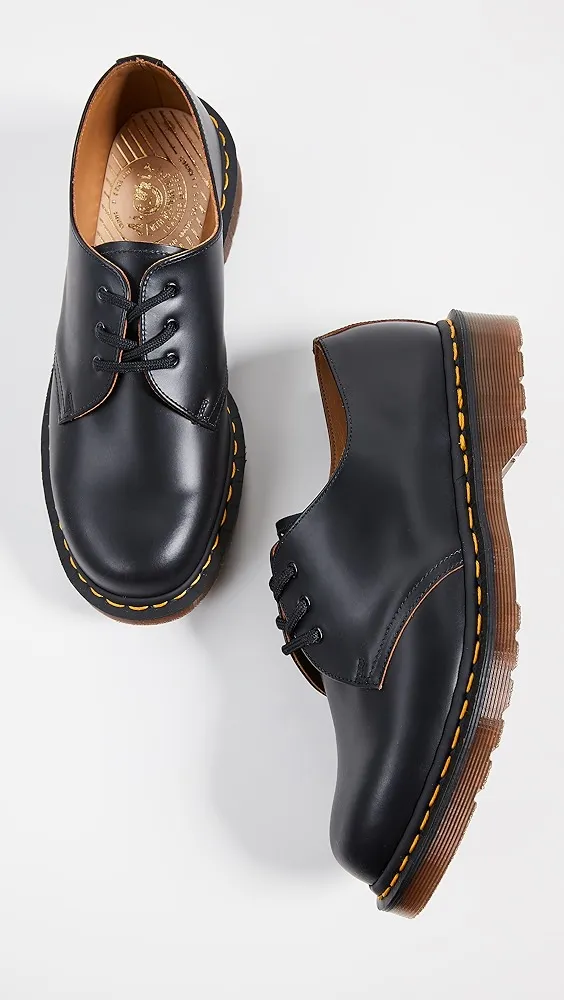 Dr. Martens   Made In England Vintage 1461 3 Eye Lace Ups 