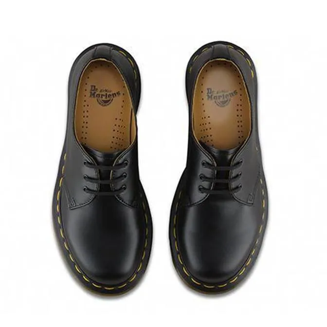 Dr. Martens Women's 1461 Smooth Black Leather Oxford Black