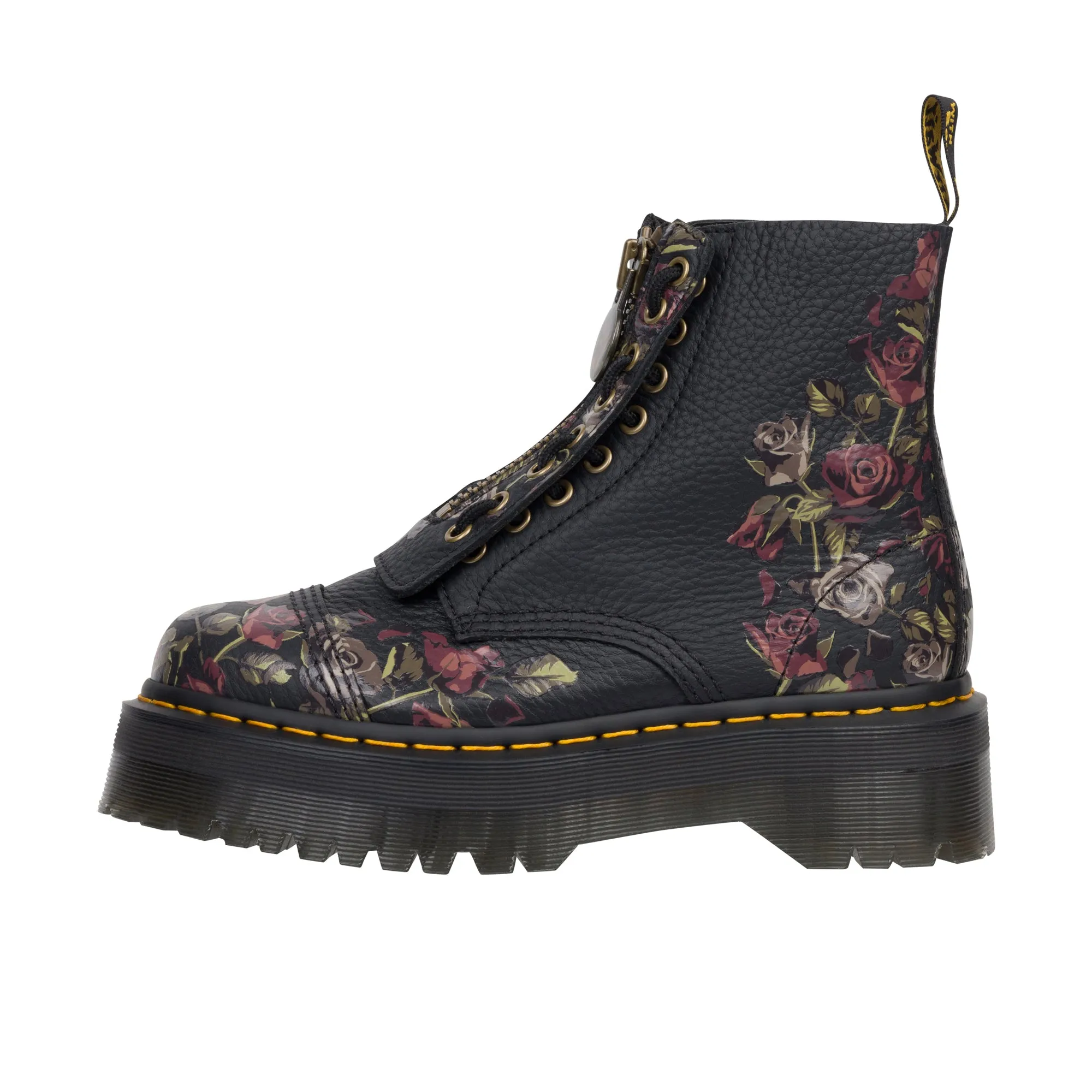 Dr Martens Womens Sinclair Classic Tumbled Nappa Decayed Roses