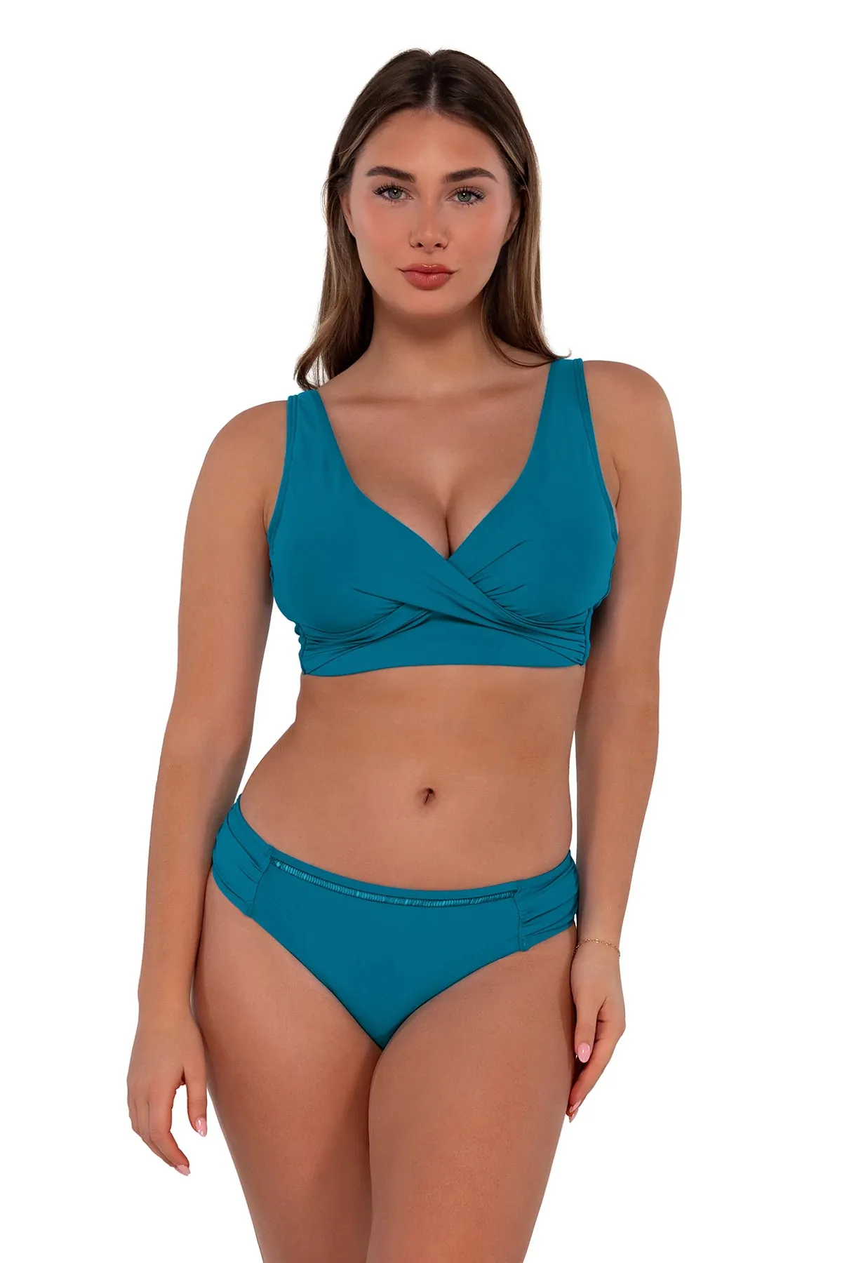 Elsie Underwire Bralette Bikini Top (D+ Cup)