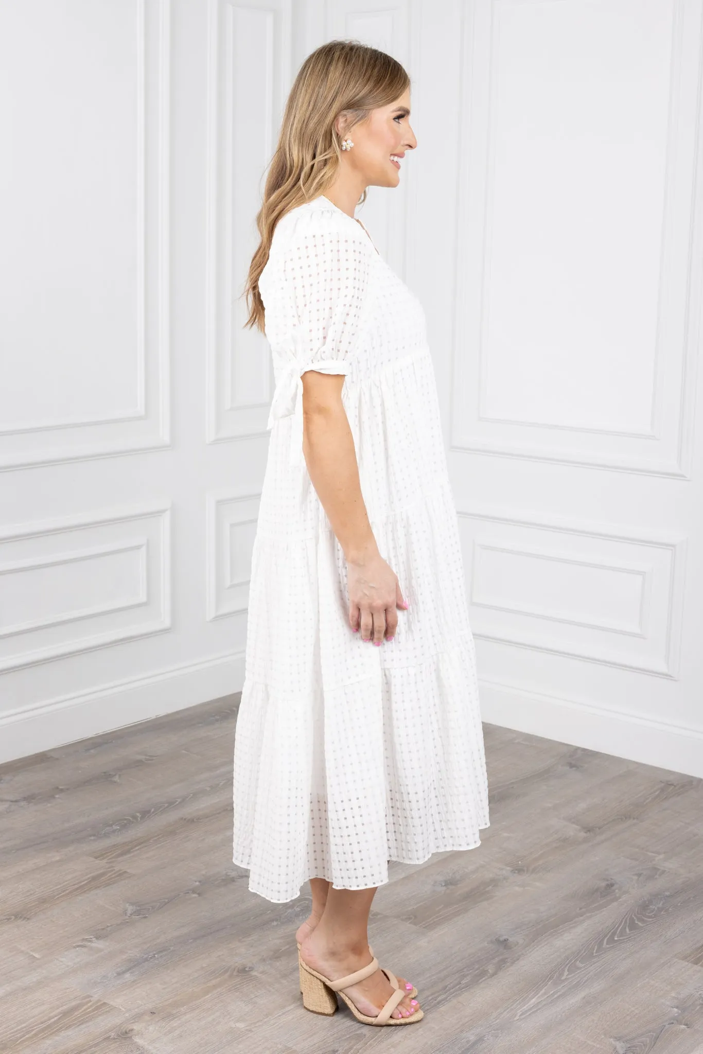 Emery Dress- White