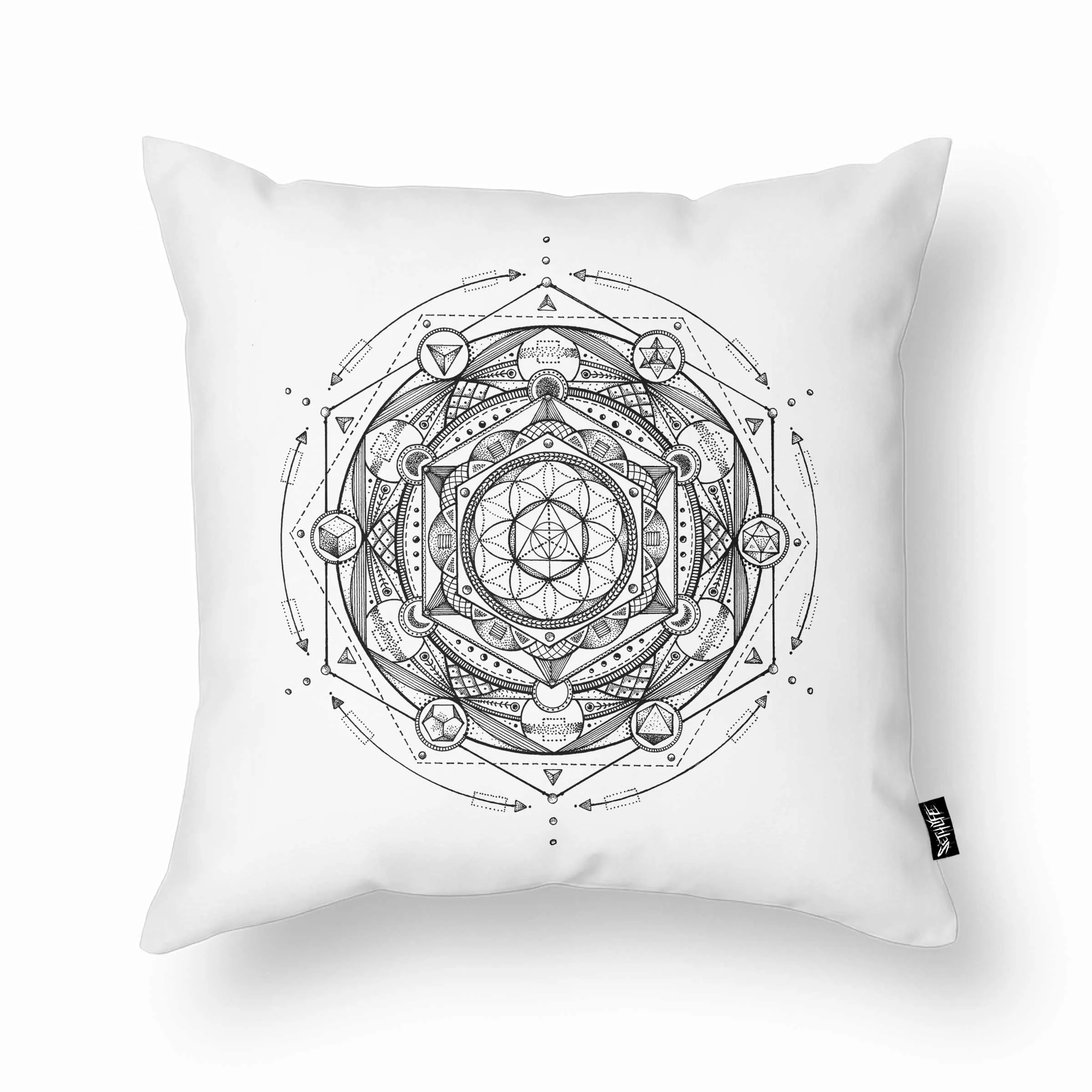 ESOTERIC LIGHT THROW PILLOW