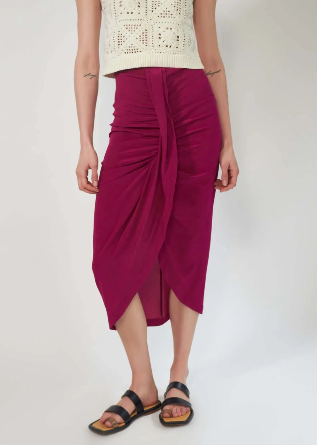 Esperanza Skirt - Deep rose