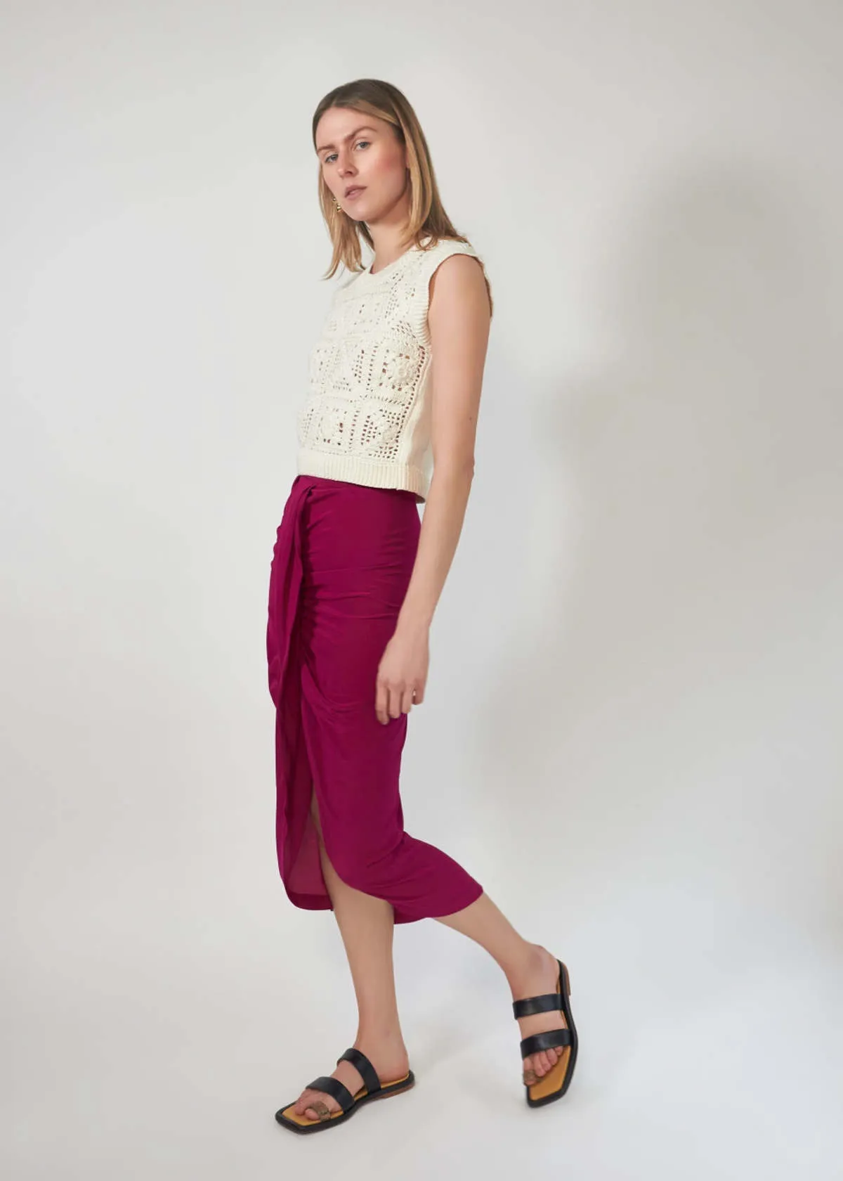 Esperanza Skirt - Deep rose