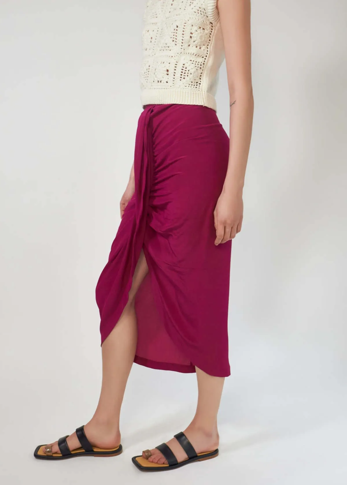 Esperanza Skirt - Deep rose