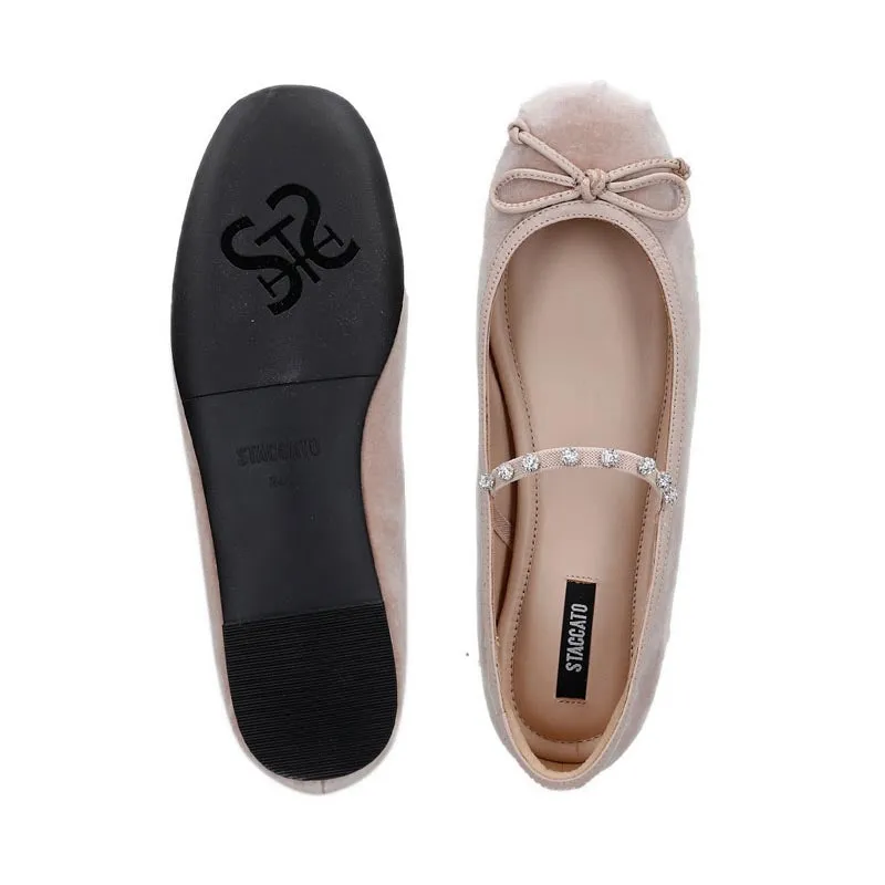 EUG07-PNK Women's Ballerina Flats - Pink